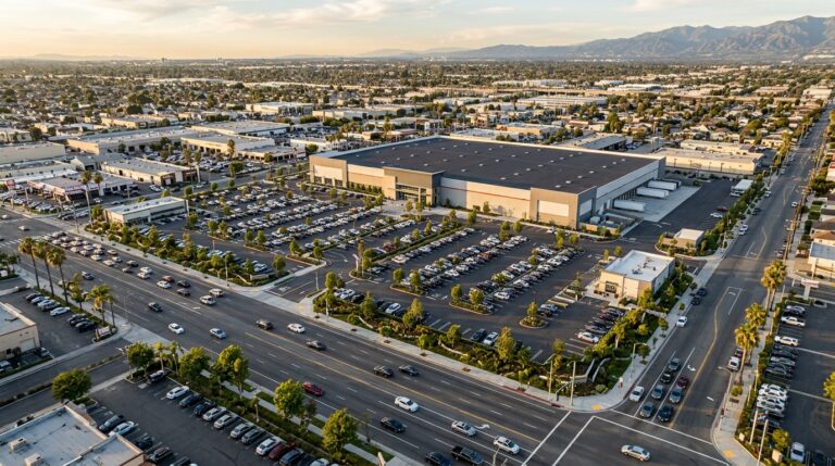 Planned Costco development site on Firestone Boulevard in Downey